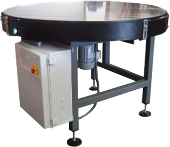 Industrial Turntables with Painted Mild Steel Frame Construction